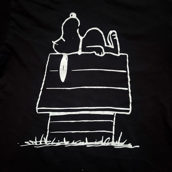 We Love Fine Tops - Snoopy Black and White We Love Fine x Peanuts Small T-shirt